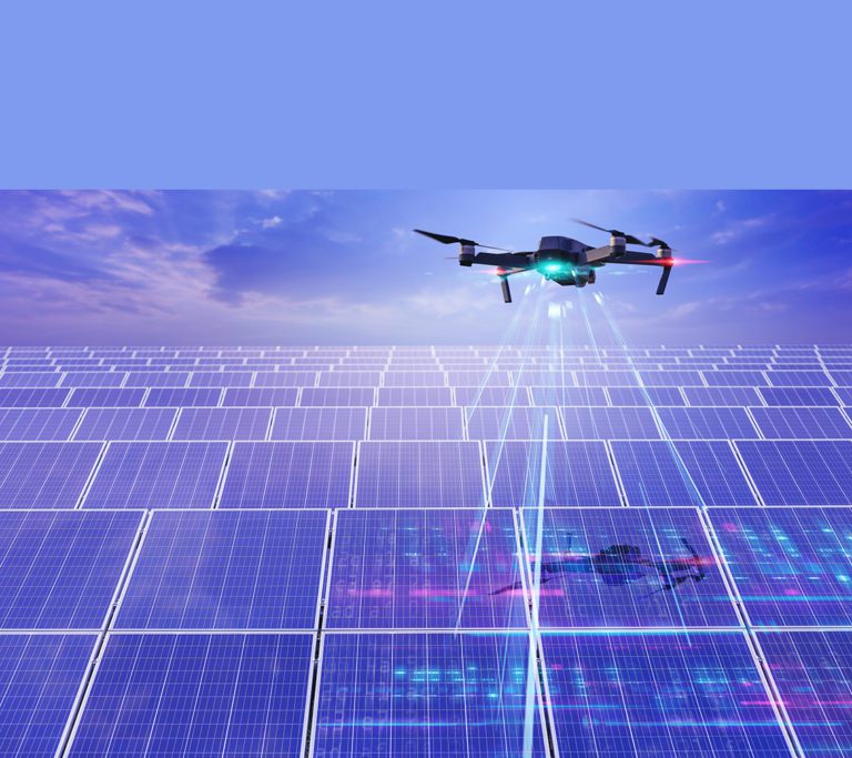 Flying,Drone,Inspection,Explores,And,Making,Data,For,Solar,Cell