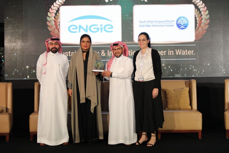 Eng. Khaled Alqureshi, CEO of Saudi Water Partnership Company (SWPC) and Latifa Lahsine, Vice-President – Engineering & Technical Support Group at ENGIE AMEA.