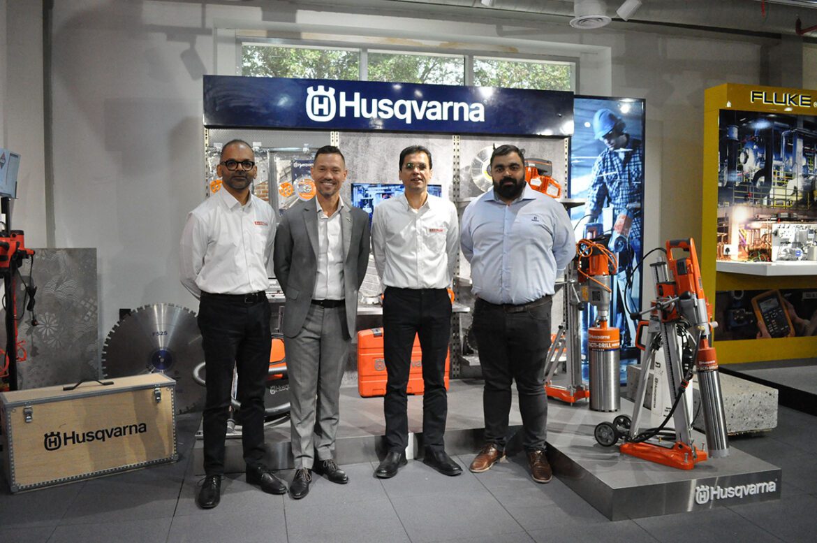 Husqvarna Construction partners with AABTools as authorized distributor for organic range of products in the UAE