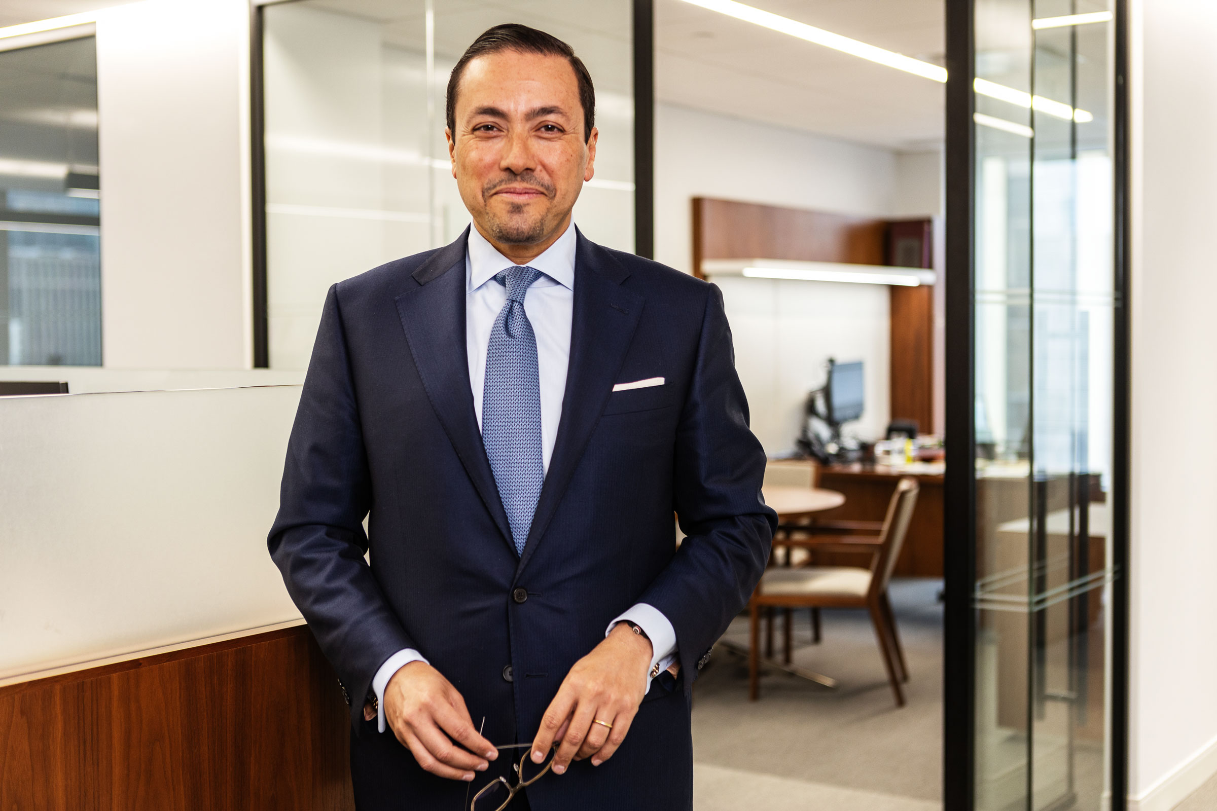 Investcorp CEO Hazem Ben Gacem Portrait by Michael Weschler Phot