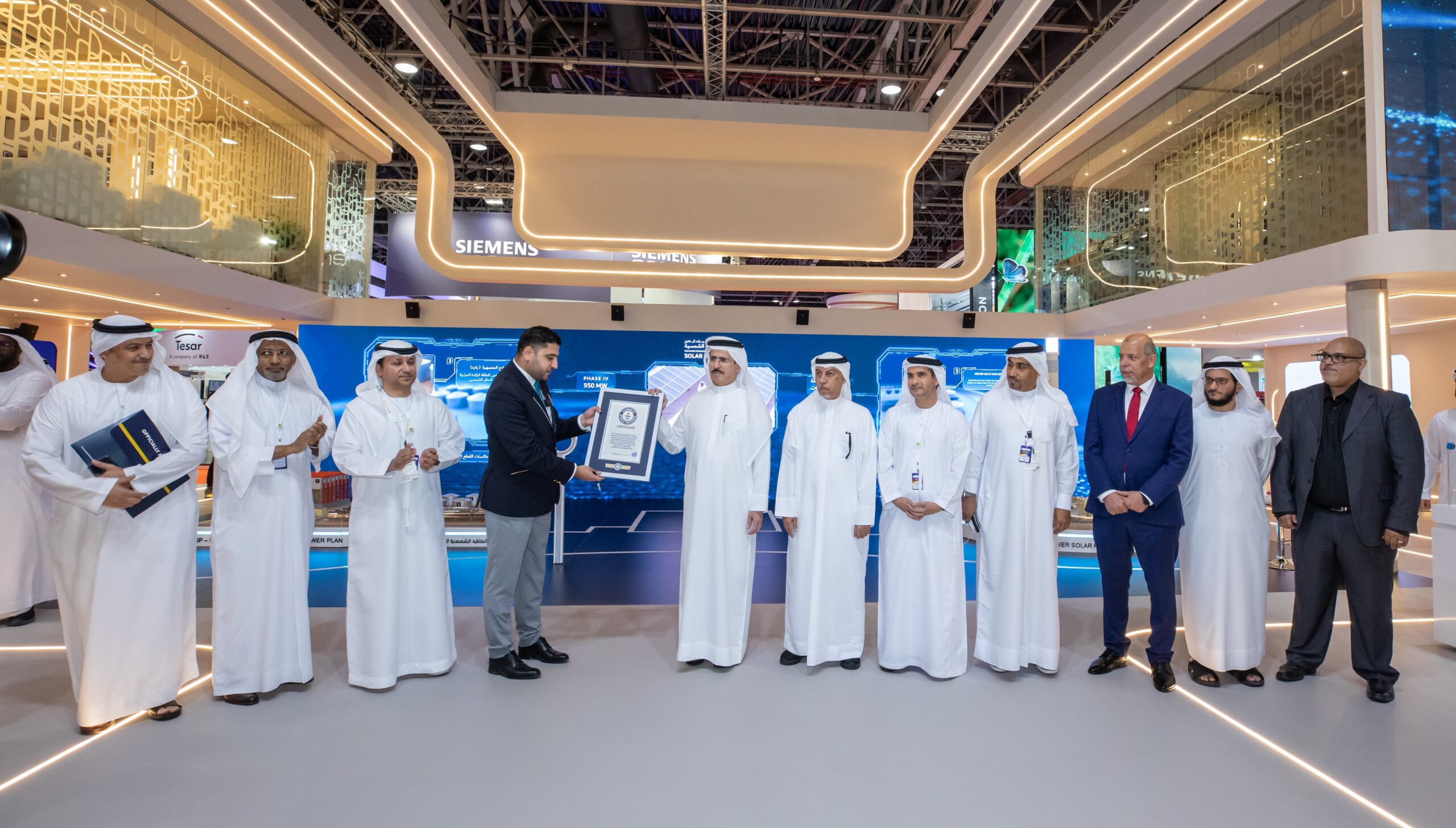 DEWA’s Jebel Ali Power Plant and Water Desalination Complex enters Guinness World Records for the second time 