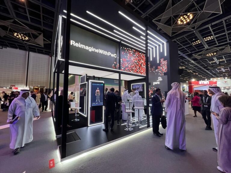 #ReimaginewithPwC Booth at GITEX