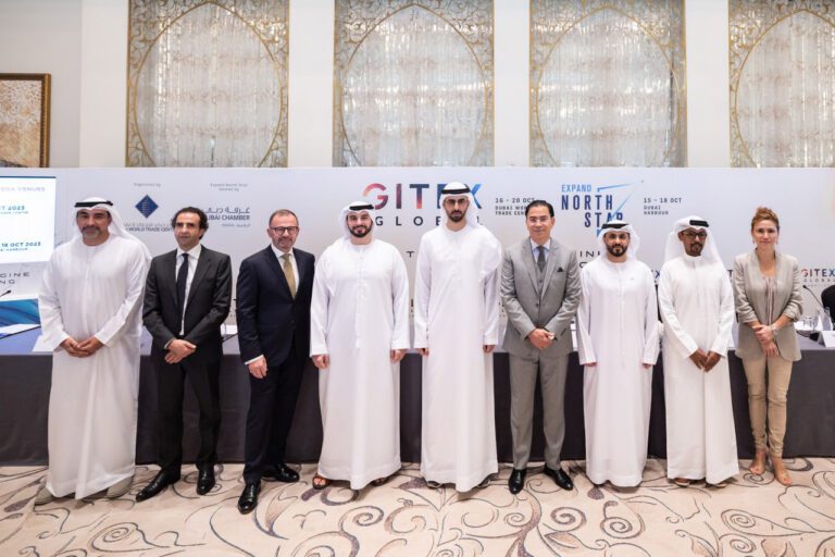Panelists from top tech companies attended the GITEX Global press conference today