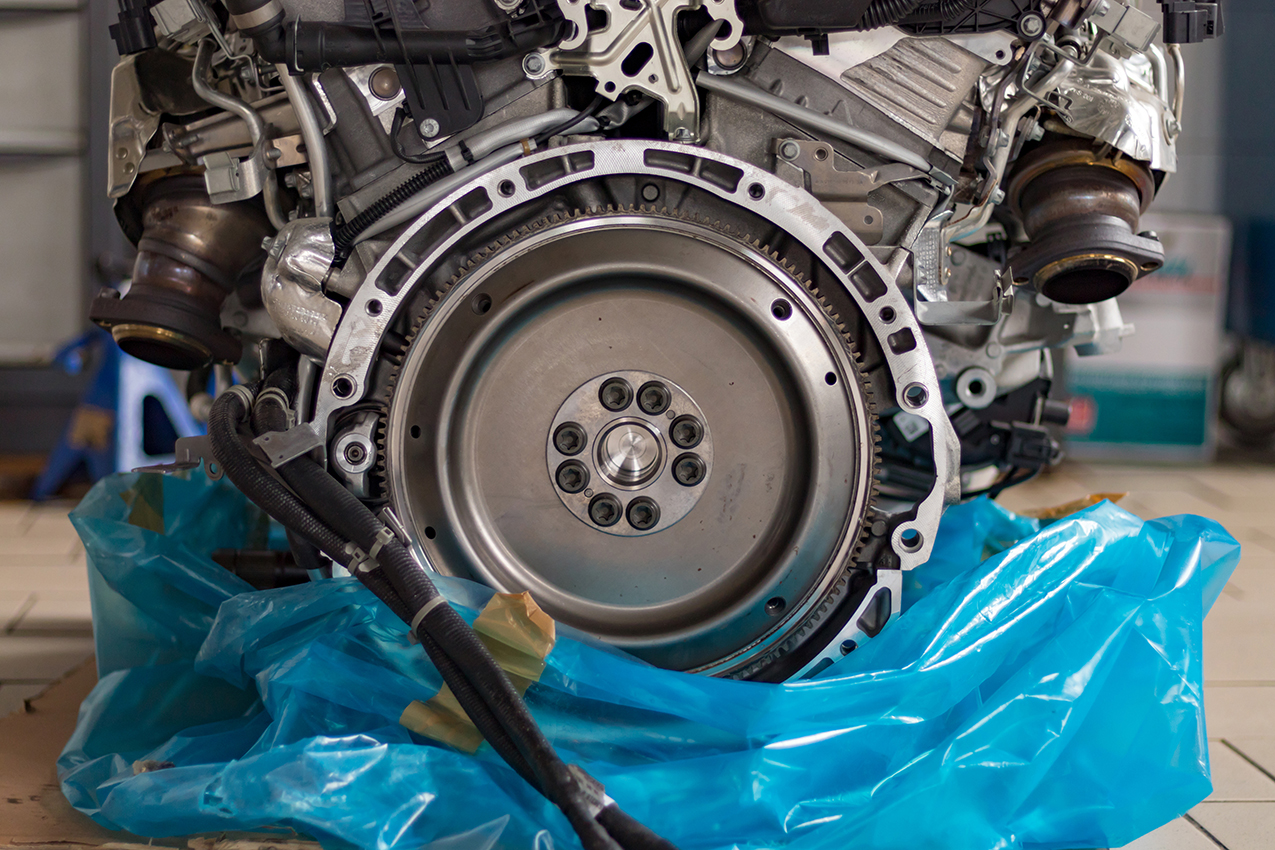 Engine unpacked