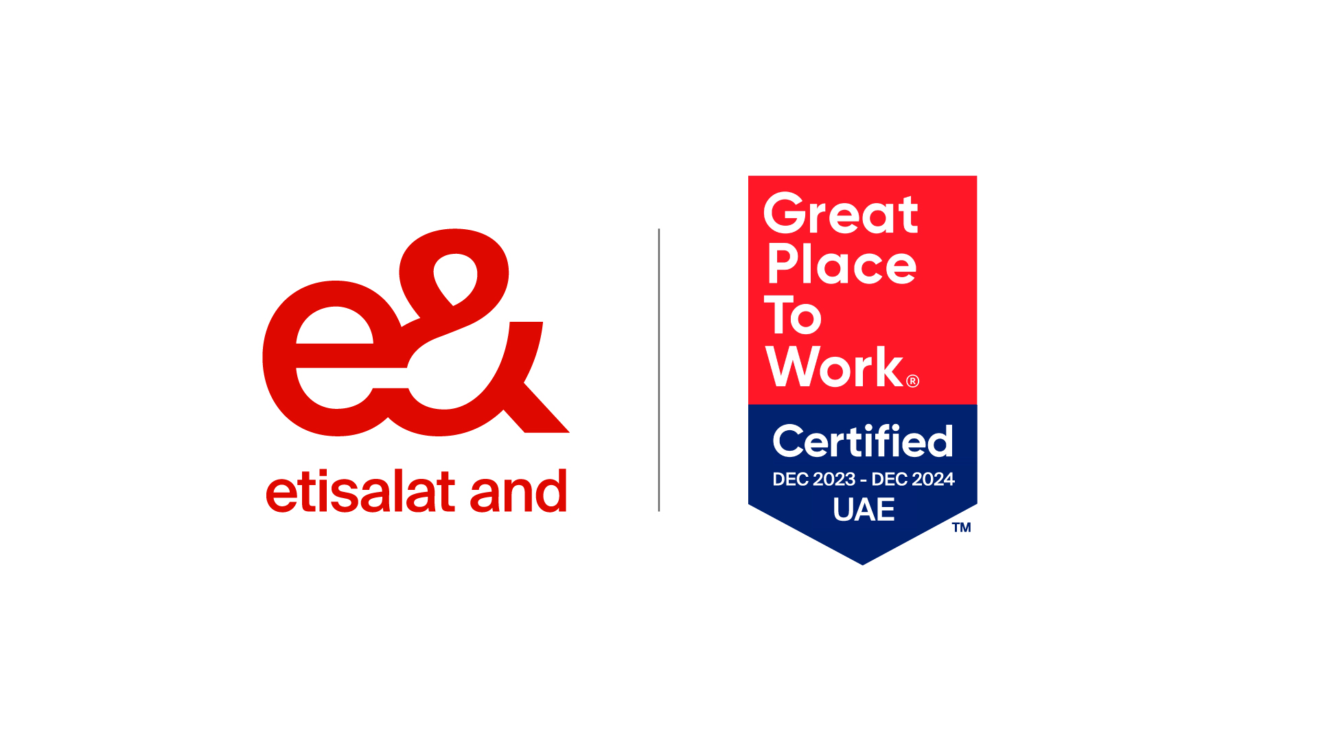 e& recognised as a ‘Great Place to Work’ in the UAE