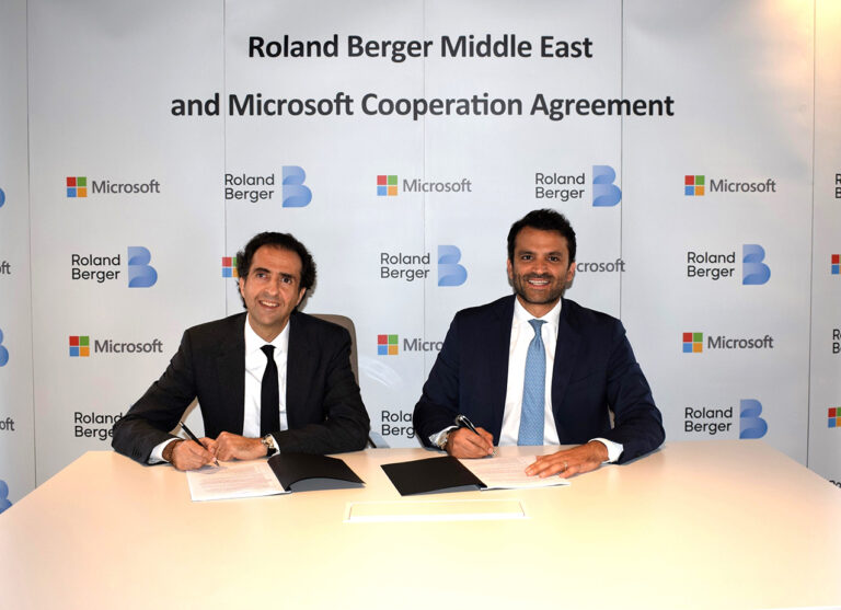 Roland Berger Middle East announces cooperation with Microsoft UAE to provide customers an unparalleled end-to-end AI capabilities