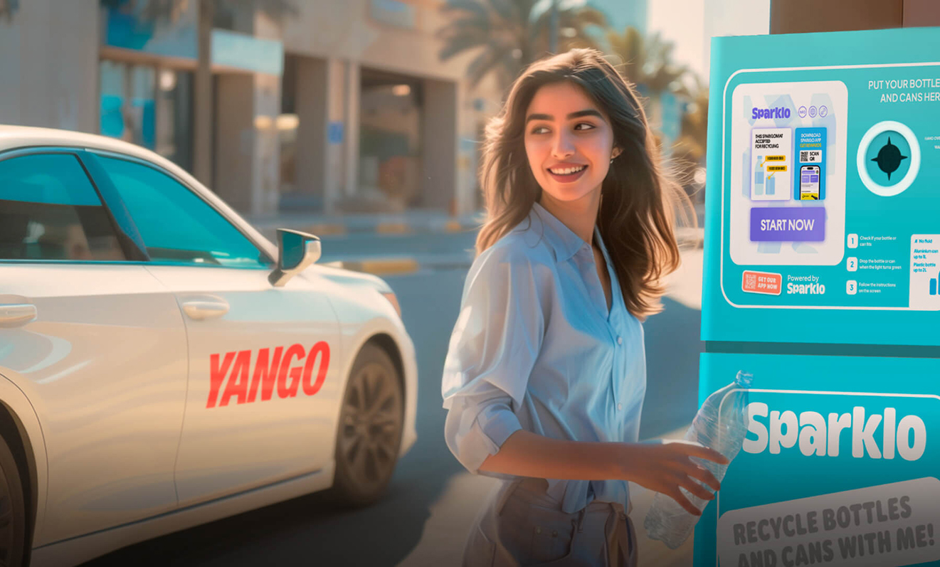Yango and Sparklo partner to offer ride discounts, supporting UAE’s ESG goals through recycling