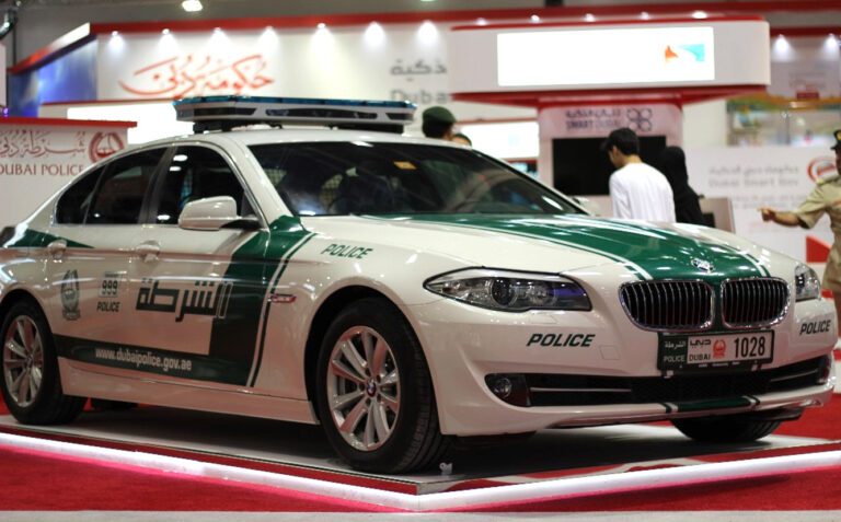 Zenith Technologies EagleEye Lightbar on Dubai Police Patrol Car 2