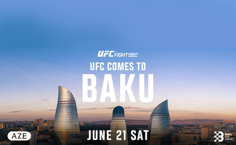 UFC HOSTS FIRST-EVER EVENT IN AZERBAIJAN ON JUNE 21 WITH BLOCKBUSTER LIGHT HEAVYWEIGHT BOUT BETWEEN JAMAHAL HILL AND KHALIL ROUNTREE JR
