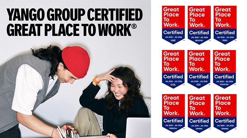 Yango Group earns Great Place to Work® certification across nine countries